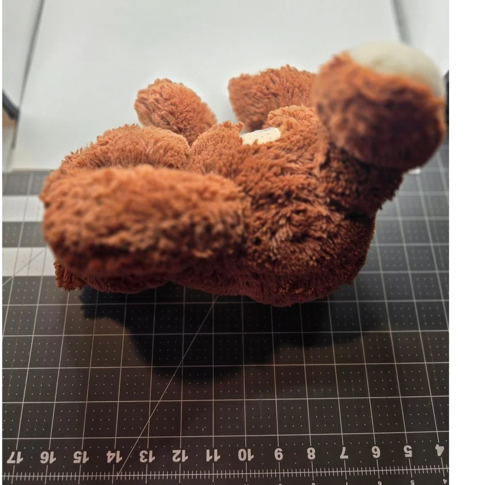 Aurora Get Well Teddy Bear Brown Shaggy Plush Bandage 7x10